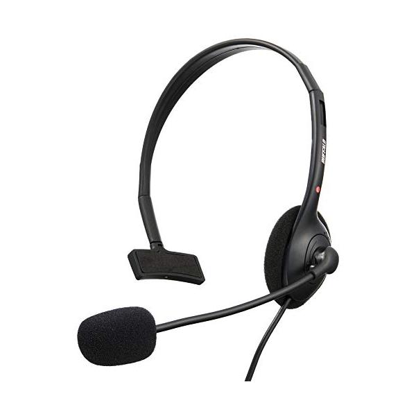 他サイト： バッファロー BUFFALO 片耳ヘッドバンド式ヘッドセット USB接続の商品画像