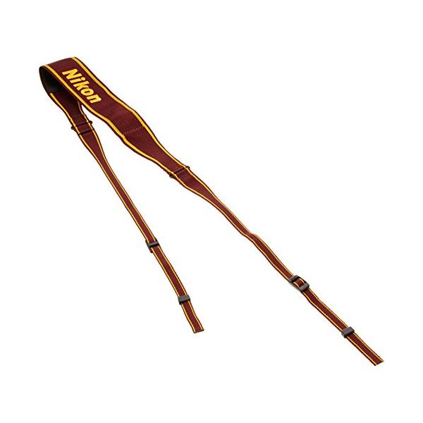 他サイト： Nikon ネックストラップ 一眼レフ・ミラーレス用 AN-6W あみひも製 ニコンロゴ ブラウン AN6Wの商品画像