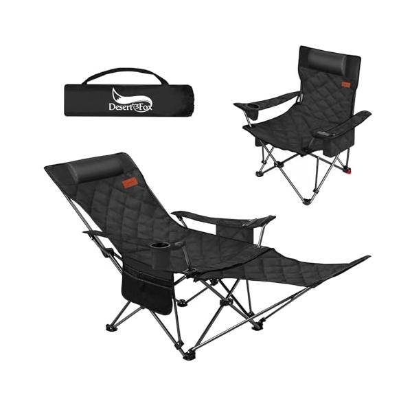 DesertFox リクライニングチェア キャンプ椅子 4way 仮眠 昼寝 4段階