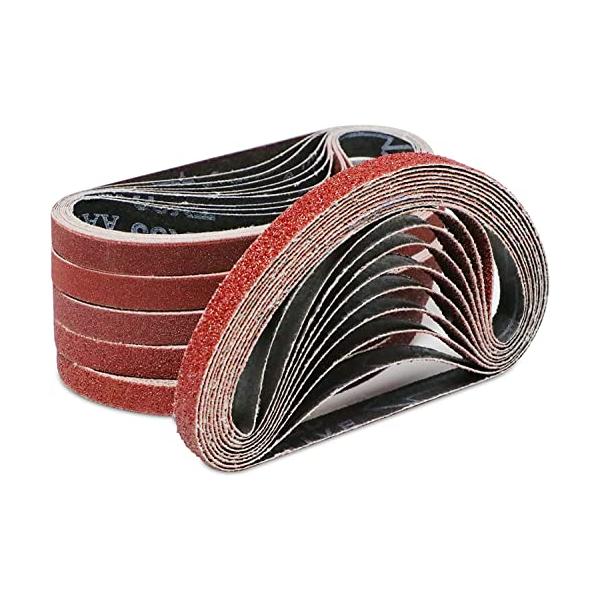 -/10x330MM/-・MaterialType:6種30本組(#60-#400)Size:10x330MM・パッケージ個数:30・研削効率がアップします：特殊熱処理高品質アルミナエンドレスベルト 耐久性、研磨性大幅に改善 、特殊な目詰ま...