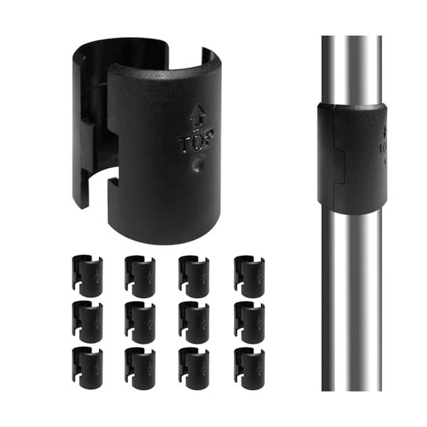 ポール径19mm/19mm/DRFVC56・Color:ポール径19mm・製品仕様メタルラック棚板固定部品サイズ：ポール径19mmに対応 ， 12組入り24個セット。・高品質の材料このセットメタルラック棚板固定部品は高品質のプラスチックで製...