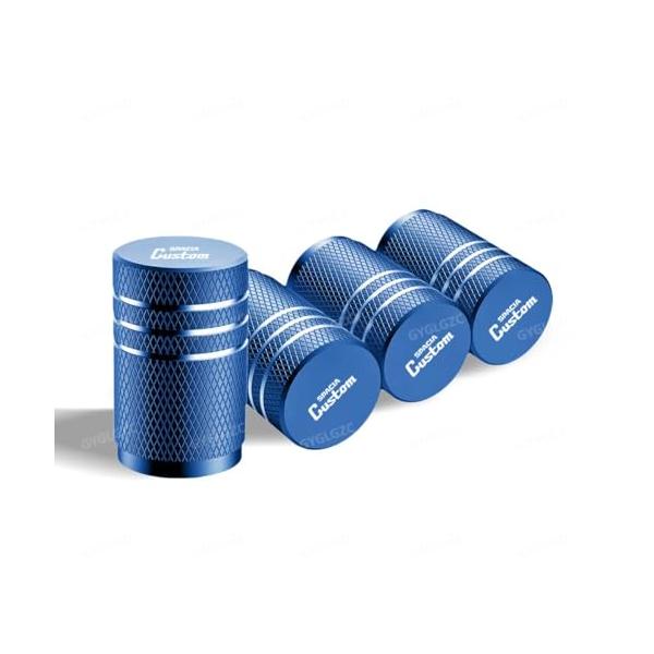 ブルー/スペーシアカスタム/-・Color:ブルーSize:スペーシアカスタム・高品質の素材タイヤバルブは、最高のアルミニウム合金製で、表面はクロムメッキされており、錆びにくい。耐食性に強くサビにくく、質感も非常に優れています。・耐久性に優...