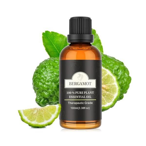 Poven ベルガモット エッセンシャルオイル 100ml 天然100