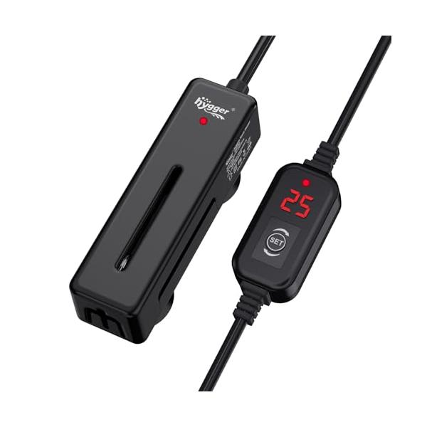 黒/L:75W-Width/HG142・Size:L:75W-Width・パッケージ個数:1・温度制御hyggerの水槽ヒーターは、低水位シャットダウンや過熱保護など、充実した安全機能を搭載しています。温度制御システムが機器の異常を検出する...