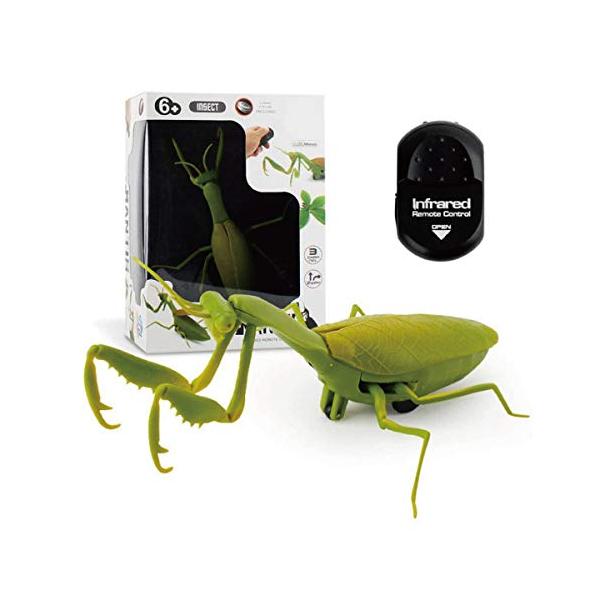 グリーン/1個 (x 1)/-・本物そっくりの「赤外線RCカマキリ」・家の中にカマキリが！　思わず本物と見間違えそうなほどリアルな「赤外線RCカマキリ」。・赤外線ラジコンの昆虫シリーズで、リモコン操作で前進や右旋回し、4本の足も動かせる。・...