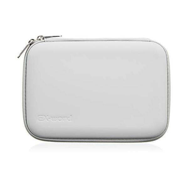 他サイト： カシオ 純正 EX-word 電子辞書用ケース セミハードカバータイプ ホワイト XD-CC2402WEの商品画像