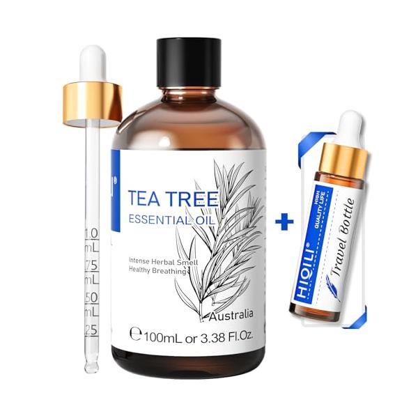 HIQILI ティーツリーオイル 100ml エッセシャンオイル ティーツリー