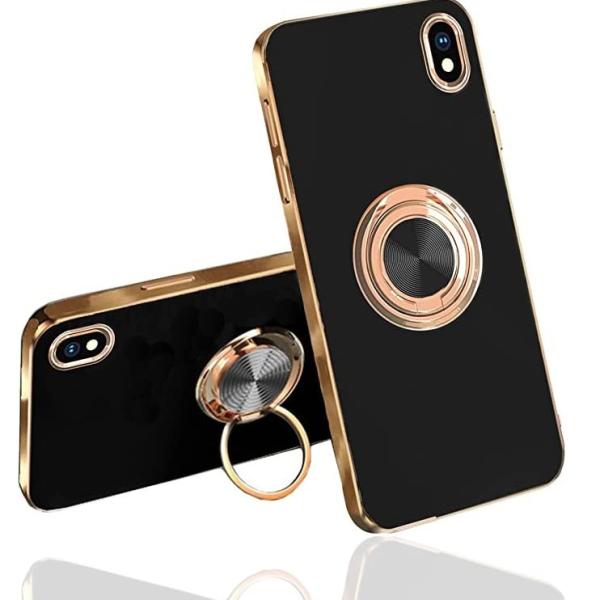 Xperia ace III ケース リング付き ストラップホール付 [DINGXIN