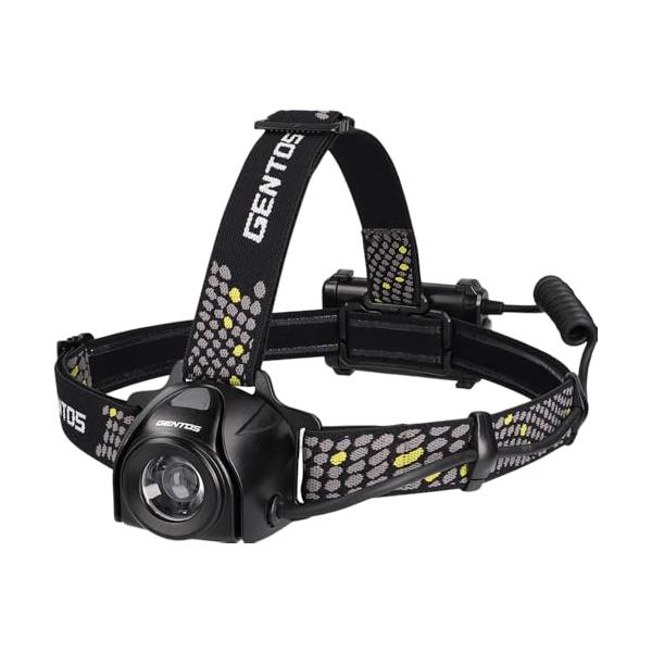 GENTOS(ジェントス) LED ヘッドライト 明るさ550ルーメン/実用点灯8