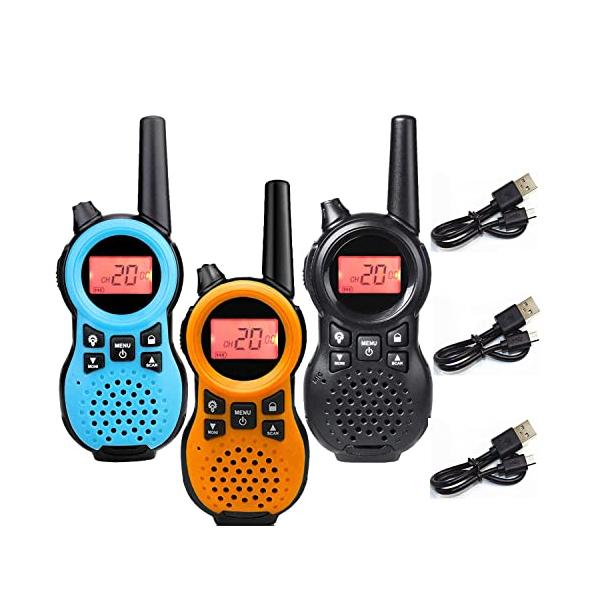 子ども向けトランシーバー 3台セット TRH 866 特定小電力 小型省電力