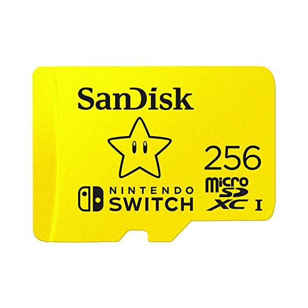 他サイト： Sandisk SDSQXAO-256G-GN3ZN memory card 256 GB MicroSDXC Nintendoの正式ライセンスの商品画像