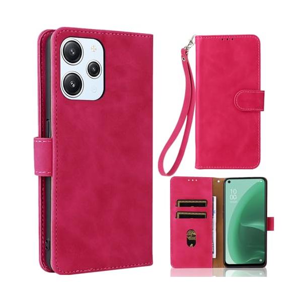 Xiaomi Redmi 12 5G ケース 手帳型 ストラップ 一本付 適用 シャオミ