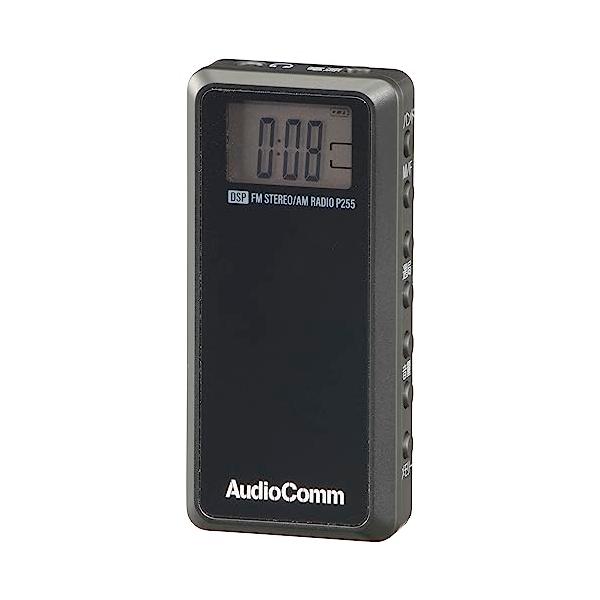 他サイト： オーム(OHM) 電機AudioComm ラジオ 小型 ライターサイズラジオ ポケットラジオ デジタル DSPラジオ ライターラジオ ATS自動の商品画像