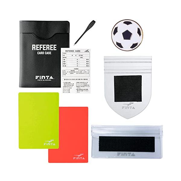 他サイト： FINTA フィンタ サッカー フットサル レフェリー 審判 スターターセット FT3800 ワッペンガード２種付きの商品画像