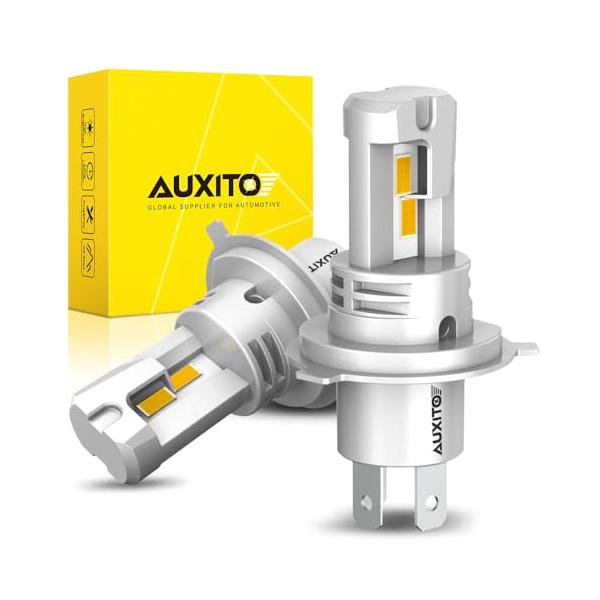 AUXITO H4 LED ヘッドライト 車検対応 HI/LO切替 led 4倍明るさUP
