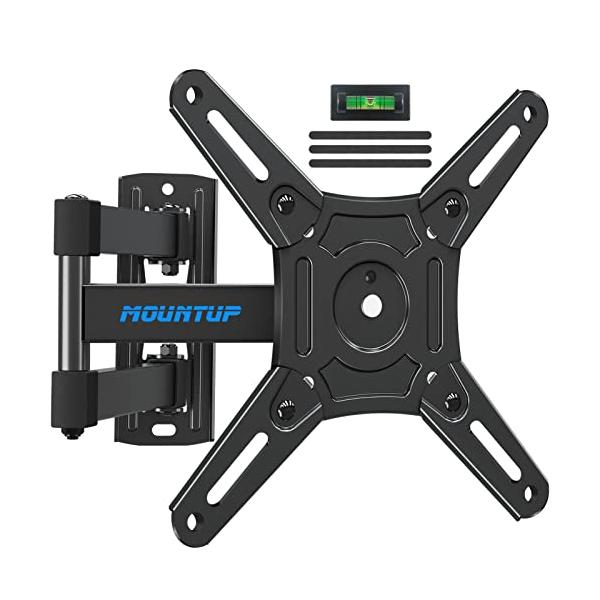 他サイト： MOUNTUP テレビ壁掛け金具 回転式 モニターアーム 軽量 10〜43インチ対応 耐荷重13kg 中小型 左右移動式 多角度調整 VESA2の商品画像