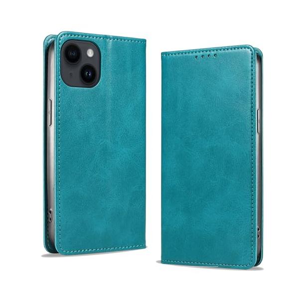 KWATUNGiphone14ケース手帳型 レザー アイフォン14ケース 軽量 放熱性