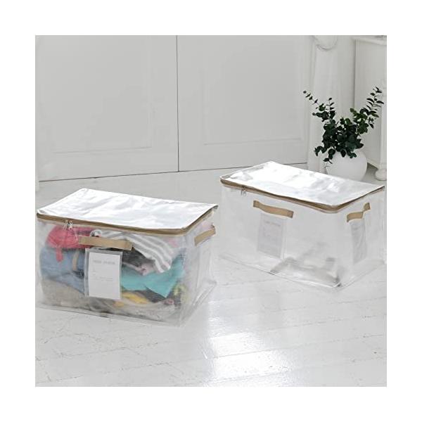 山善(YAMAZEN) 収納ボックス 折りたたみ 2個組 S 幅50×奥行34×高さ30cm