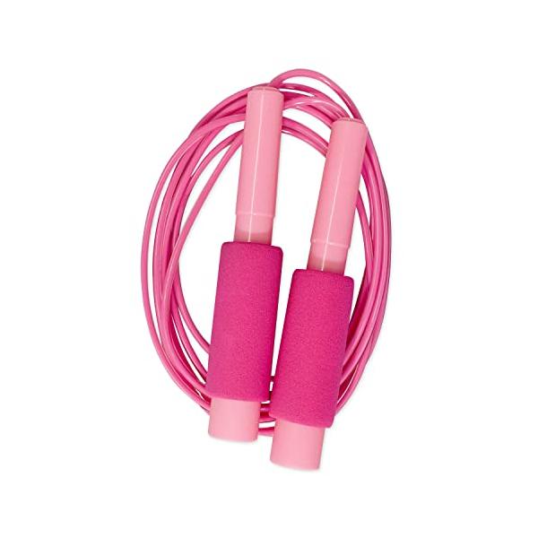 ピンク/-/EXG170P・Color:ピンク・絡みにくいなわとびロープクセが付きにくく、絡まりづらいなわとびロープです。絡まりが発生してもほどけやすく、すぐに使うことが出来ます。・もちもちグリップ握りやすく、滑りにくい「もちもちグリップ」...