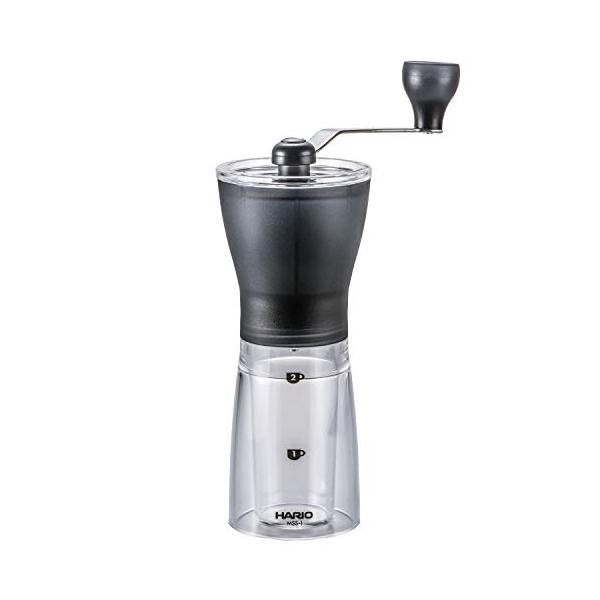 他サイト： HARIO(ハリオ) コーヒーミル 透明ブラック 手挽き セラミック スリム   贈り物 MSS-1TBの商品画像