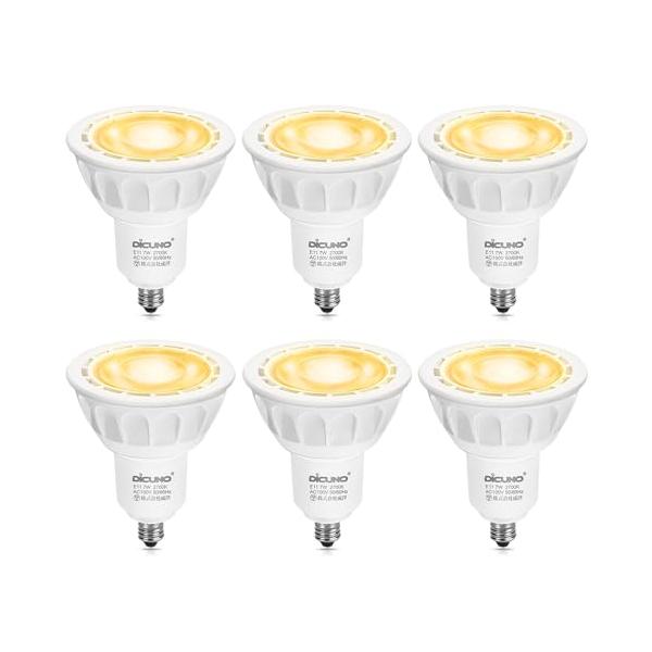 DiCUNO E11口金 LED電球 スポットライト 調光器対応 7W 75W形ハロゲン