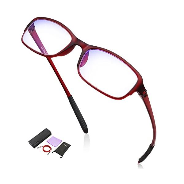 1.6倍-レッド/-/glasses_148_red_1.6X・Color:1.6倍-レッド・パッケージ個数:1・?弾力性に優れたTR90フレーム・ネジなしの丁番※本商品はメガネの上からかけることはできません。予め了承のうえ、ご注文おお願い...