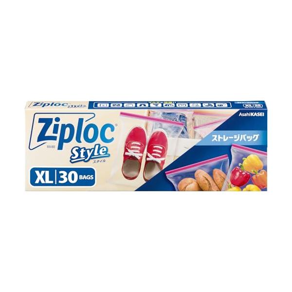 Ziploc ジップロック スタイル ストレージバッグ XL 30枚