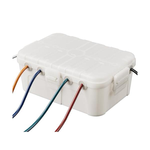 Flemoon 大型コンセントボックス IP54防水 雨よけ 屋外 電源ボックス