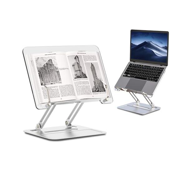 -/-/一般式・Model:一般式・?高品質/耐久性：高品質の素材であるアクリルとプレニウムアルミニウム合金で 作られ、丈夫、耐久性に優れて、商品全体シンプルで高級感あります。耐荷重4KGです。・?多機能：ブックスタンドは、書籍だけでなく、...