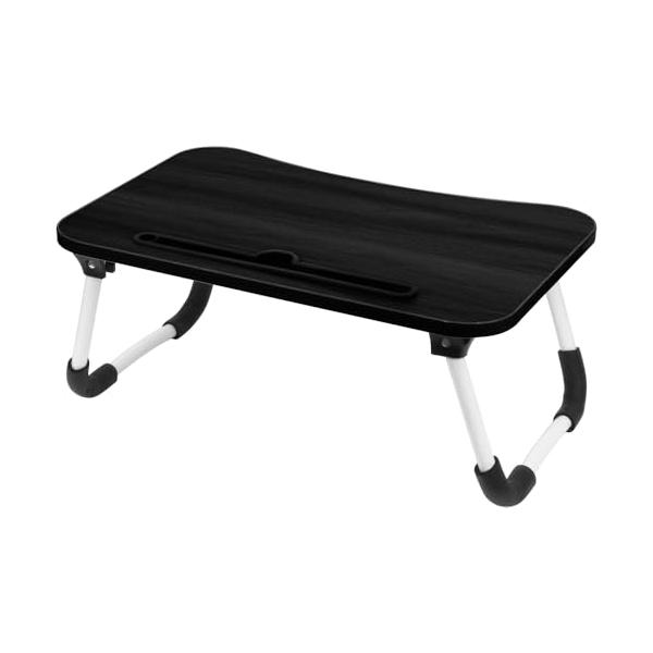 3)折りたたみテーブル ブラックブラック/幅48×奥行29.5cm/60200・Color:ブラックSize:幅48×奥行29.5cm・パッケージ個数:1・サイズ(約):W480×D295×H205mm (折りたたみ時/W480×D295×...