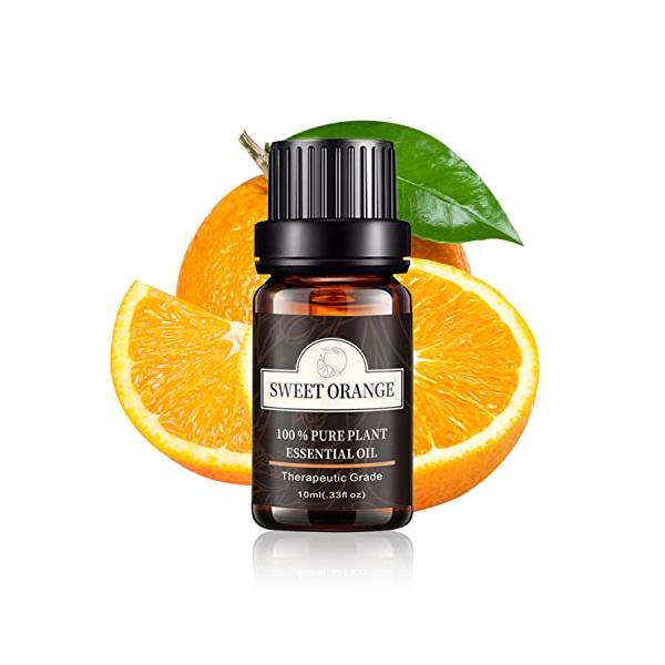 ブラック|ブラウン/10ml/-・ScentName:オレンジSize:10ml・オレンジスイート・柑橘系香り：甘くやさしい誰からも好まれるフレッシュな香り。アロマ初心者からよくエッセンシャルオイルを使用している専門家までお進めの商品です。...