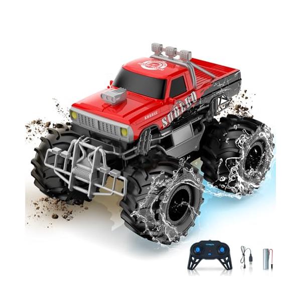 レッド/-/OX19RED・Color:レッド・1/16ハイスペックの水陸両用ラジコンCarox 水陸両用ラジコンは内蔵のハイパワーモーターとリチウム7.4V 1500mAh/1本充電式バッテリーの組み合わせでハイスピードで力強い走行を実現...