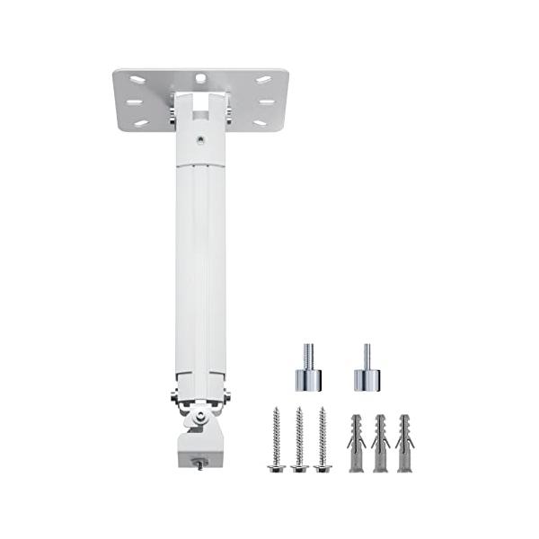 ホワイト/340-540mm/-・Size:340-540mmColor:ホワイト・商品仕様プロジェクター汎用の取付金具であり、標準の1/4インチ/M4/M6ネジで、重さは13.6kg以下のプロジェクターには対応出来ます。さまざまなブランド...