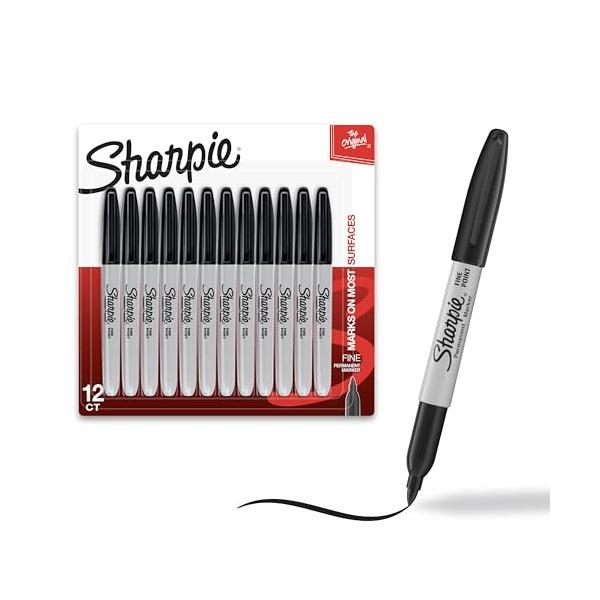 ペン回し 改造ペン ボールペン シャーペン マーカー まとめ売り Sharpie シャーピー ブラック 油性マーカー 12本セット F 中字 油性