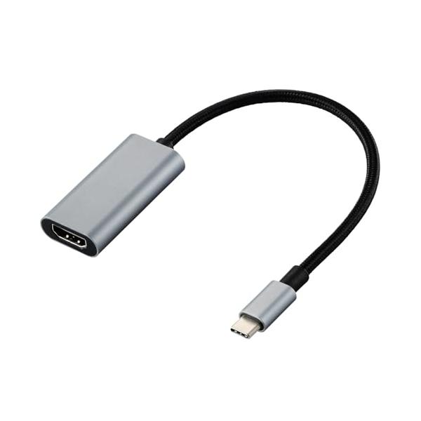 4K/30Hzブラック/0.15m/ECAD-CHDMI015B・Color:ブラックStyle:4K/30HzPatternName:高耐久ケーブル・パッケージ個数:1・USB Type-C(TM)ポート搭載機器の映像信号を変換し、HDM...