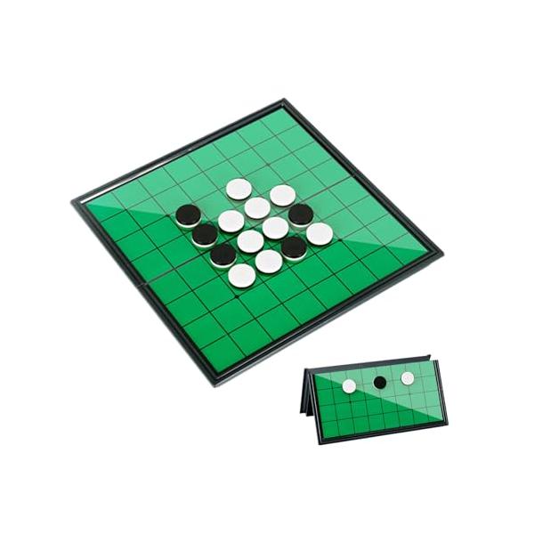 磁器のボードゲーム Keyquill オセロ マグネット式 リバーシ ボードゲーム コンパクト