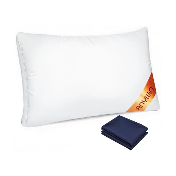 他サイト： Anywin 枕 カバー２枚付き まくら 高さ調整 高級ホテル仕様 安眠 快眠 丸洗い 立体構造の商品画像