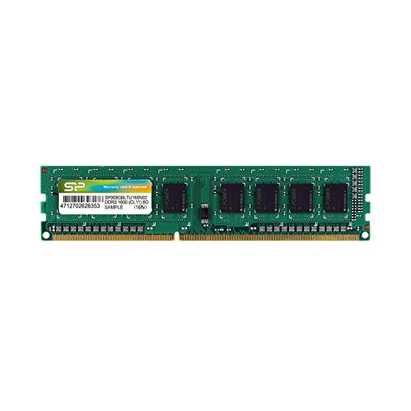 シリコンパワー デスクトップPC用メモリ DDR3 1600 PC3-12800 Mac対応