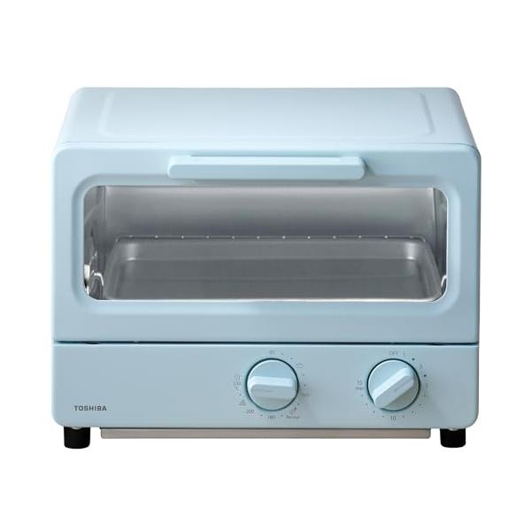 他サイト： TOSHIBA(東芝) トースター オーブントースター 2枚焼き HTR-PZ3(G) ミントグリーン 温度調節機能付き 受皿付き タイマー15の商品画像