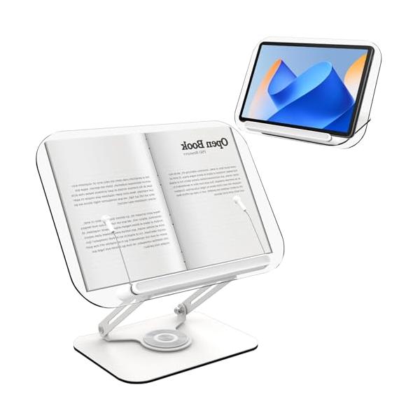 アクリル/長さ22.6*幅17cm/-・Color:アクリル・パッケージ個数:1・15インチ超大サイズ・最適な姿勢で書見書見台で本を見開きの状態で立てかけられ、読書の際に両手が自由に使えるので便利です。ブックスタンドは高品質アクリル素材とア...