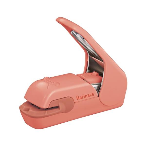他サイト： コクヨ ホチキス 穴なし 針なしステープラー ハリナックス プレス サーモンピンク SLN-MPH105VPの商品画像