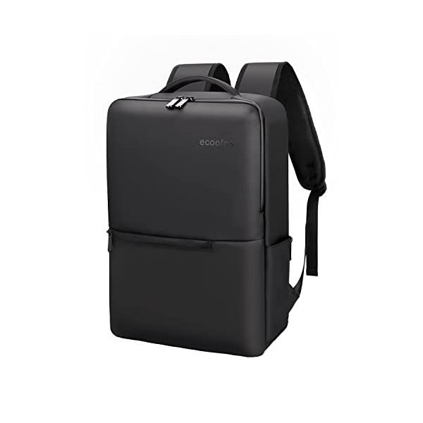 [ecoofee] リュック ビジネスリュック メンズ 防水 15.6インチ PCリュック 止水ファスナー 軽量 リックサックメンズ 大容量 A4収納可 通 ecoofee] リュック ビジネスリュック メンズ 防水 15.6インチ PC