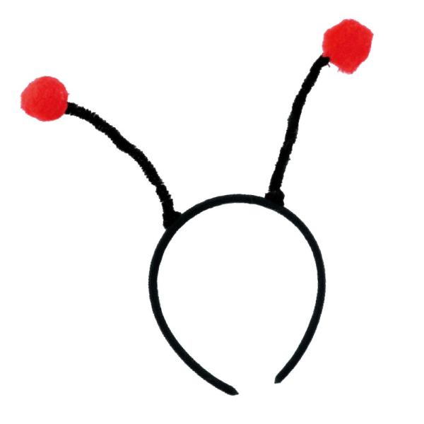 ゆれるポンポンがかわいい！キュートなカチューシャ！　　かわいいポンポンがアクセントのカチューシャです。ちょうちょ、ハチ、てんとう虫などのモチーフ衣装にぴったりです。カチューシャタイプでしっかり固定でき、動きのある場面でもズレにくく安心です。...