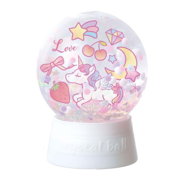 ファンシーでかわいいスノードームをつくろう！　　【詳細】　セット内容：スノードームボトル×1、デザインシート×1、水のり×1、アルギン酸ナトリウム×1、乳酸カルシウム×1、オーロラシート×1、ファンシーシール×1、ホログラムグリッター（星）...