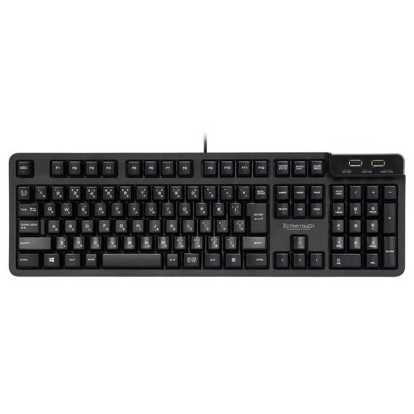 PC周辺機器 【】エレコム キーボード 有線 プレミアムメンブレン フル