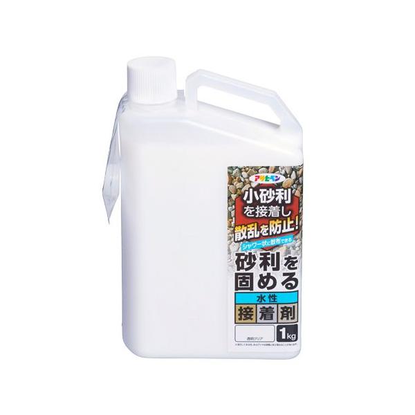 アサヒペン 砂利を固める水性接着剤 1kg 透明クリア