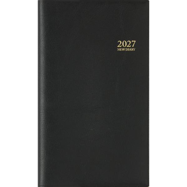 （まとめ買い）高橋書店 2027年手帳 No.104 ニューダイアリーアルファ10 手帳 週間レフト式＆月間横罫式 黒〔×3〕