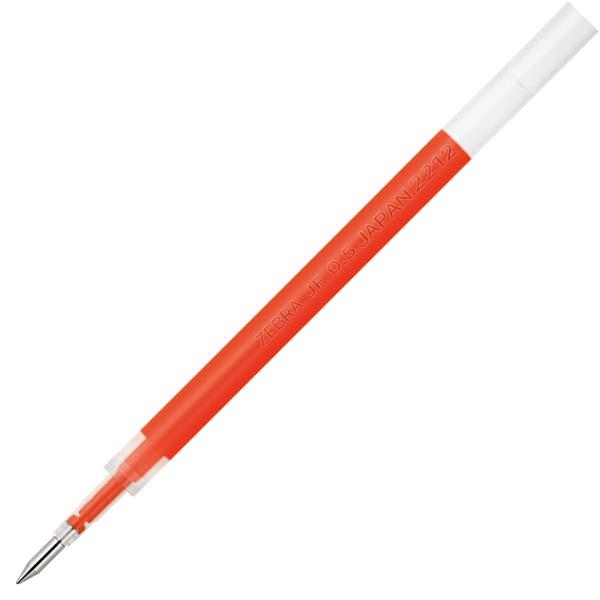 メール便発送 ゼブラ サラサ単色用替芯 JF-0.5芯 オレンジ 1本入 P-RJF5-OR