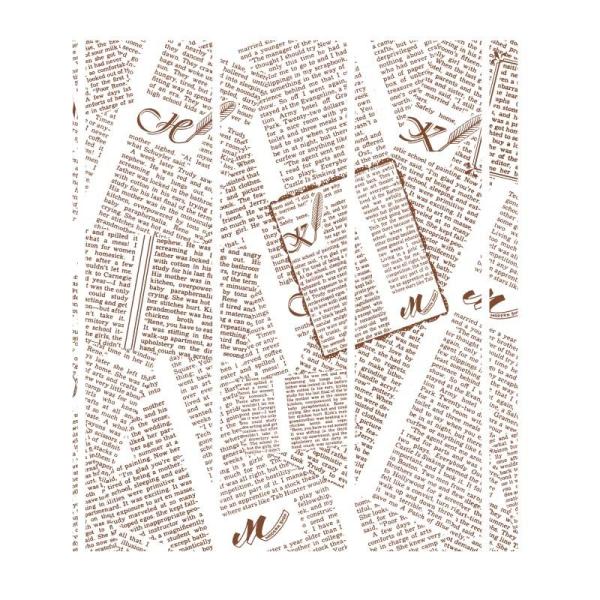 両面WAX加工されたシートが100枚入っています。ベーキング・クッキング・ランチ・製菓ラッピングにぴったりサイズです。　　型番：004527002　サイズ：218×250mm　材質：純白ロール紙30g　　[ 食品包装シート ワックスペーパー...