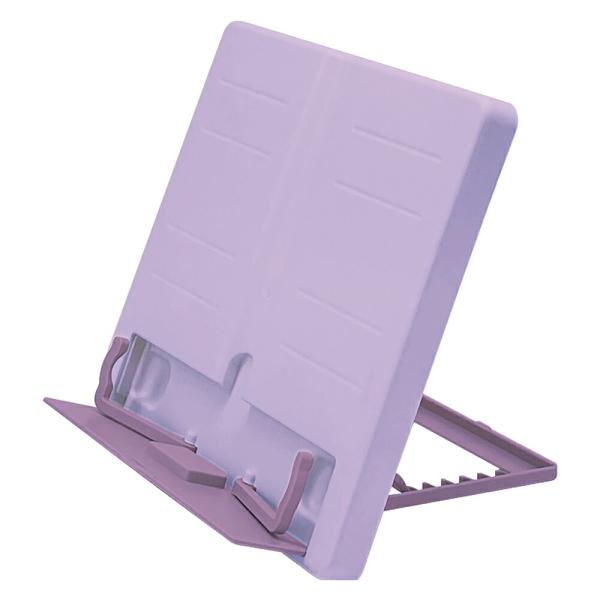 【在庫処分】デビカ　ブック&amp;タブレットスタンド　パープル　【品番：063329】【JAN：4904901633298】●